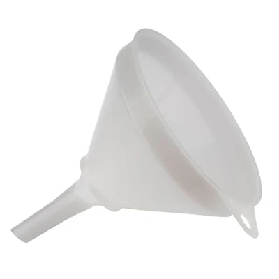 Abbildung von APS 30070 Trichter inkl. Sieb, Ø 17 cm, Höhe 20 Durchlass mm, Kunststoff (PE), weiß, Made in Germany