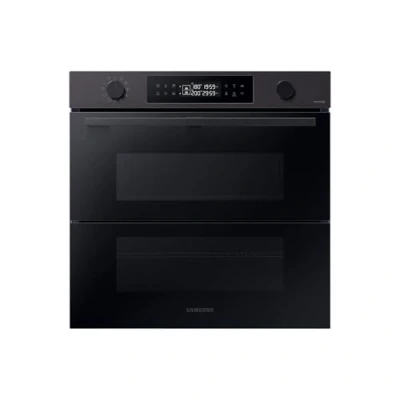 Abbildung von Samsung NV7B4550VAB/U1 Einbau Backofen, 76 l, Dual Cook Flex, Pyrolytische Selbstreinigung, SmartThings Cooking, Air Sous Vide, Schwarzes Glas