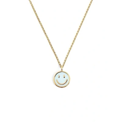 Abbildung von Singularu Smiley SKY Enamel Halskette, Damen, Größe: One Size, Oro