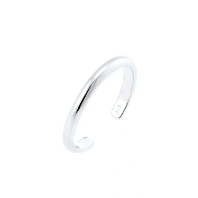Abbildung von Elli MIDI Knuckle Minimal Trend Ring silvercoloured, Damen, Größe: 40, Silver coloured
