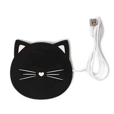 Abbildung von Legami USB Tassenwärmer, warm it up, 10 x cm, Cat Thema, Vinyl, ideal für Tassen und Gläser mit flachem Boden, Anschluss, einzigartig