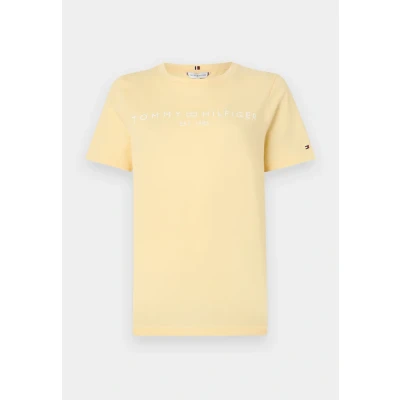 Abbildung von Tommy Hilfiger LOGO Tshirt print, Damen, Größe: XXS, Frozen custard