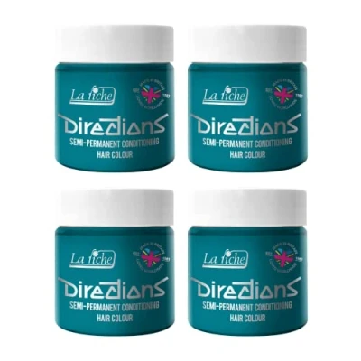 Abbildung von La Riche Directions Semipermanente Haarfarbe 100 ml Dose 4 Packung (Turquoise)