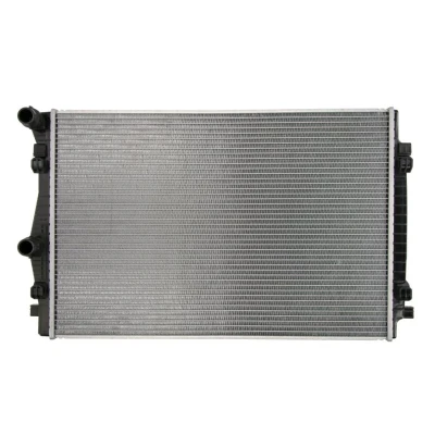 Abbildung von NRF 58392 Kühler, Motorkühlung Aluminium 650 438 22 Kühlrippen gelötet VOLKSWAGEN: Passat B8 Variant, Tiguan Allspace, Golf 7, SEAT: Leon III ST