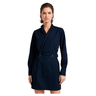 Abbildung von G STAR WRAP Jeanskleid, Damen, Größe: XS, Worn in deep blue ocean