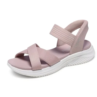 Abbildung von Skechers Ultra FLEX 3.0 Keilsandalette, Damen, Größe: 35, Blush/gore Schuhe