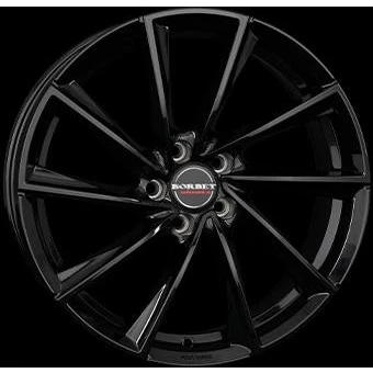 Abbildung von BORBET 5 loch 18Zoll 112mm Alufelge VTX Schwarz glänzend 496495 Felge