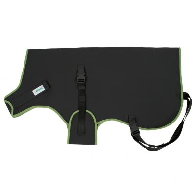 Abbildung von Kerbl Kälberdecke Premium Schwarz 80cm