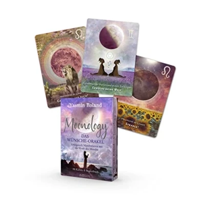 Abbildung von Moonology Das Wünsche Orakel: Erfolgreich manifestieren mit der Kraft des Mondes. 48 Karten &amp; Begleitbuch 176 Seiten
