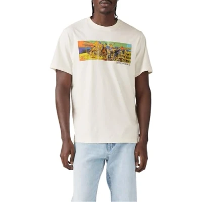 Abbildung von Levi&#039;s TEE Tshirt print, Herren, Größe: Medium, Egret