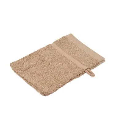 Abbildung von Gözze Waschhandschuh, 4er Set, Weich und Saugfähig, 100% Baumwolle, 16 x 21 cm Cappuccino