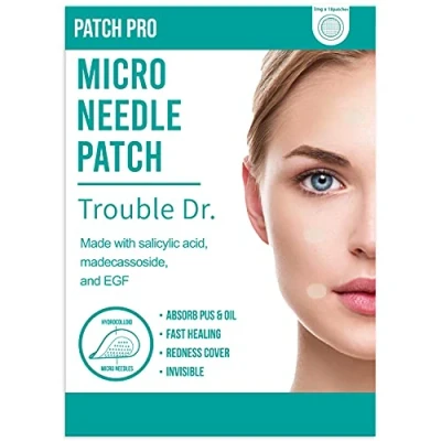 Abbildung von PATCH PRO MICRO NEEDLE Trouble Dr. 18 stk, Microneedle pickel patches, Akne Pflaster, Spot treatment, Fleck, Schönheitsfehler und Makel behandlung, unsichtbare zit patches mit Hydrokolloid