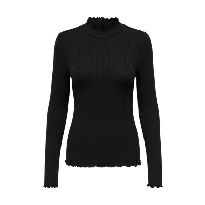 Abbildung von JDY Jdyfransiska Strickpullover, Damen, Größe: Medium, Black