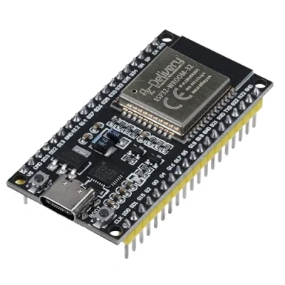Abbildung von AZDelivery 1 x ESP32 NodeMCU Module WLAN WiFi Dev Kit C Development Board mit CP2102 und USB Anschluss ESP 32 wroom kompatibel Arduino inklusive E Book!