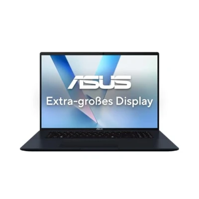 Abbildung von ASUS Vivobook 18 M1807HA 18&quot; WUXGA 16:10 IPS Display 16 GB RAM 1 TB SSD AMD Ryzen 7 AI Radeon Windows 11 QWERTZ Tastatur Quiet Blue