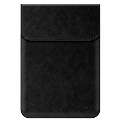 Abbildung von TECOOL Laptophülle 15.6 Zoll Laptoptasche,Schutzhülle Wasserdicht Leder Kompatibel mit 2021 2023 MacBook Pro 16 M3 M2 M1, 15 Lenovo Thinkpad Ideapad HP Dell Surface Laptop Schwarz
