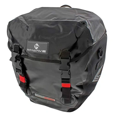 Abbildung von M Wave Gepäckträgertasche Montreal, black, 2 x 20 l