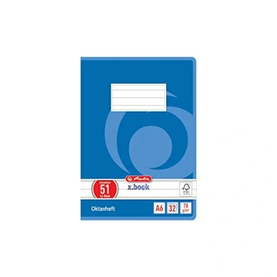 Abbildung von Herlitz 413617 Oktavhefte A6/32 (liniert) FSC Mixed 10er Packung Motive sortiert