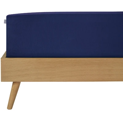 Abbildung von Schiesser Spannbettlaken »Elli aus 97% Baumwolle und 3% Elasthan« für hohe Matratzen Boxspringbetten, MADE IN GREEN by OEKO TEX®
