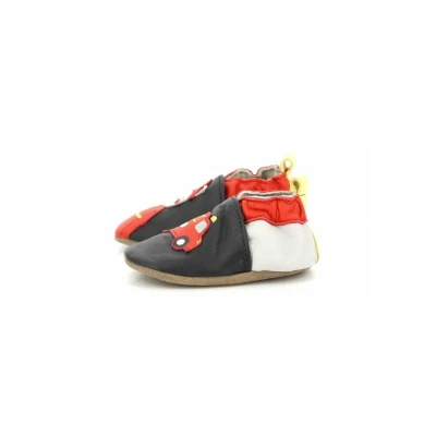 Abbildung von Robeez Fireman Krabbelschuh für Kinder, Größe: 19/20, Marine Schuhe