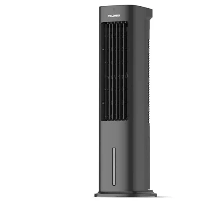 Abbildung von Pelonis 5L Verdunstungskühler mit Fernbedienung, 3 in 1 Tragbarer Luftkühler, Ventilator, Luftbefeuchter &amp; Automatische Oszillation, Stufen Timer 7H, 2 Kühlpads für Zuhause und Büro