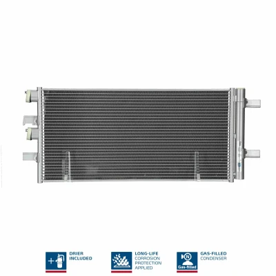 Abbildung von NISSENS 940509 Klimakondensator mit Trockner Aluminium 648 R 134a
