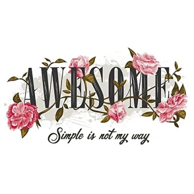 Abbildung von Ideen mit Herz Color Bügeltransfers, DIN A4, filigran ohne Hintergund Textilien wie T Shirts &amp; Taschen Bügelmotiven verzieren Bilder schnell einfach aufbügeln DIY Textildesign (Rosenranke)
