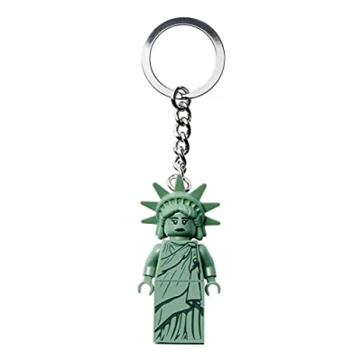 Abbildung von Lego City Lady Liberty Minifigur Schlüsselanhänger 854082