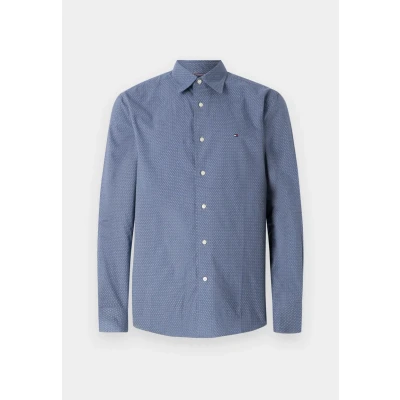 Abbildung von Tommy Hilfiger Langarmhemd »FLEX POPLIN MINI PRINT RF SHIRT«, regular fit, Kentkragen