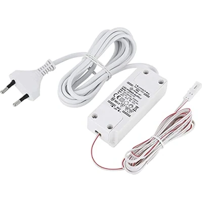 Abbildung von 12V Mini Amp, LED Trafo Netzteil 7W, Euro Stecker, Amp Buchse