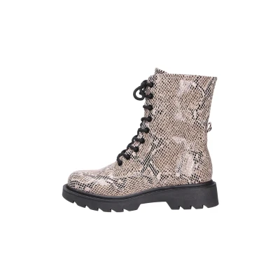 Abbildung von Tamaris Schnürstiefelette, Damen, Größe: 41, Beige snake Schuhe