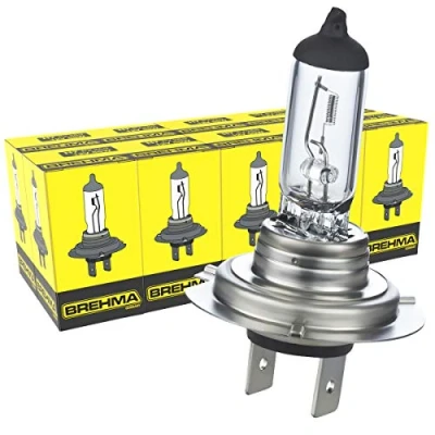Abbildung von 10x Brehma H7 Halogen Lampe Autolampe 12V 55W PX26d Scheinwerfer Ersatzlampen Abblendlicht Fernlicht Nebellicht