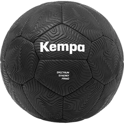 Abbildung von Kempa Spectrum Synergy Primo Black&amp;White Handball Trainings und Spielball mit einzigartiger 30 Panel Konstruktion für Jede Altersklasse geeignet schwarz Größe 3
