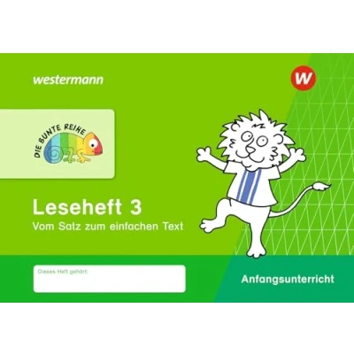 Abbildung von DIE BUNTE REIHE Deutsch: Leseheft 3 Vom Satz zum einfachen Text