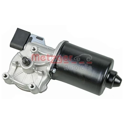 Abbildung von METZGER 2190617 Scheibenwischermotor 12 vorne für Linkslenker SEAT: Ibiza 4, 4 Sportcoupe, ST, VOLKSWAGEN: Polo V Hatchback, Jetta