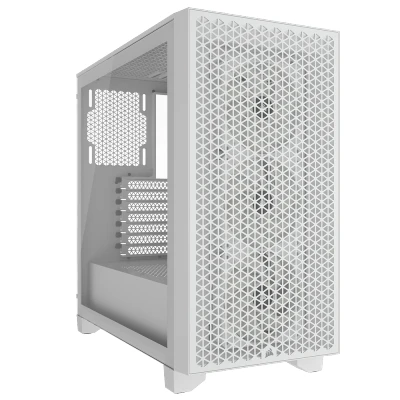 Abbildung von CORSAIR 3000D Airflow Mid Tower PC Gehäuse 3 Pin Lüfter Vier Slot GPU Unterstützung Geeignet Für Bis zu 8X 120mm High Design Weiß