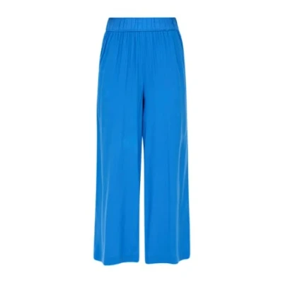 Abbildung von s.Oliver Relaxed Stoffhose, Damen, Größe: 36, Royalblau