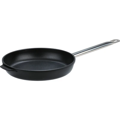 Abbildung von GSW 160285 GastroTraditionell TITANIUM Bratpfanne mit Edelstahlgriff 28cm, Schwarz