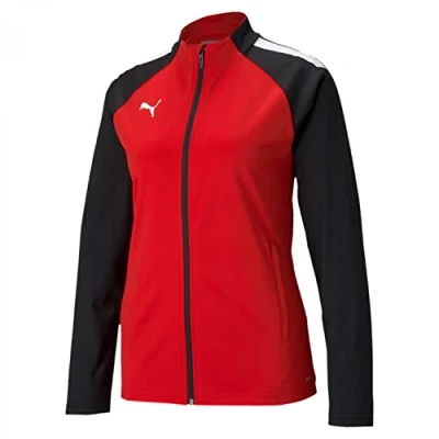 Abbildung von puma Teamliga Laufjacke, Damen, Größe: Medium, red / black