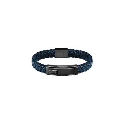 Abbildung von BOSS Jewelry Armband für Herren Kollektion LANDER Blau 1580179M