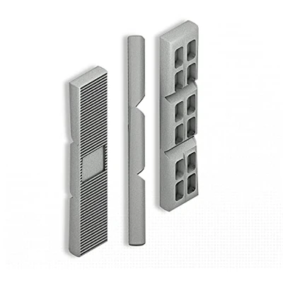 Abbildung von DOJA BARCELONA 8mm Abstandshalter Kunststoff Abstandhalter Grau PACK 100 Kunststoffkeile Unterlegplatten Unterlegkeile, Plastic Spacers, Verglasungsklötze, Unterleger Plastik Keile