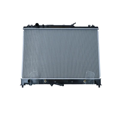 Abbildung von NRF 550104 Kühler, Motorkühlung Aluminium 757 500 16 Kühlrippen gelötet