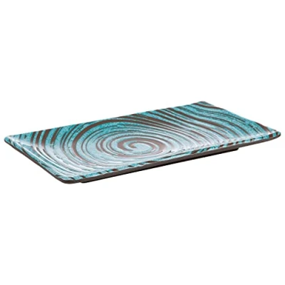 Abbildung von APS 85200 Melamintablett/Sushiboard CANCUN/Serviertablett für vielerei Speisen, 23,50 cm x 13,50 1,50