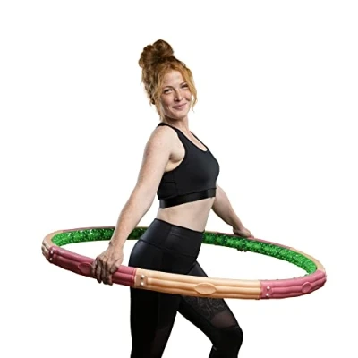 Abbildung von HOOPOMANIA Titan Hoop [3,1 kg] Hula Reifen schwer für Erwachsene Fitness