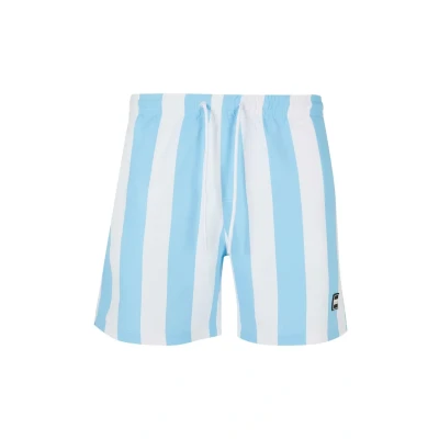 Abbildung von Urban Classics Pattern Badeshorts, Herren, Größe: XXL, Balticbluebarstripe