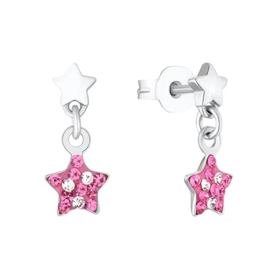 Abbildung von Prinzessin Lillifee 925 Sterling Silber Mädchen Kinder Schmuck, mit Preciosa, Multicolor, Stern, Kommt in Schmuck Geschenk Box