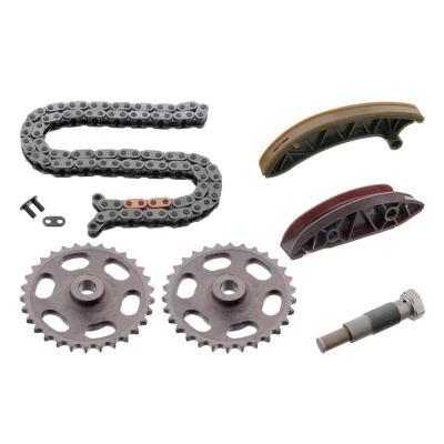 Abbildung von FEBI BILSTEIN 49571 Steuerkettensatz Simplex, mit Kettenschloss MERCEDES BENZ: A Class, CLS Coupe, GLK