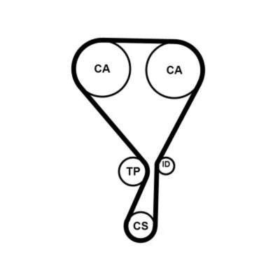 Abbildung von CONTITECH CT1228K4PRO Zahnriemensatz 118 mit Dichtungen PEUGEOT: 2008 Estate, 208 I Hatchback, 308 SW 2, CITROËN: C3 II, C4 II Cactus