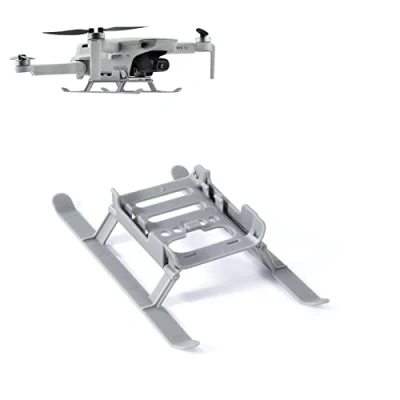 Abbildung von Landing Gear Faltbare kompatibel mit DJI Mavic Mini/2/SE Drone Extensions Landegestell Landefüße Zubehör für Drohnen Grau