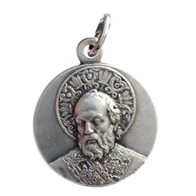 Abbildung von I G J Medaille des Heiligen Nikolaus von Bari Die Medaillen der Schutzheiligen